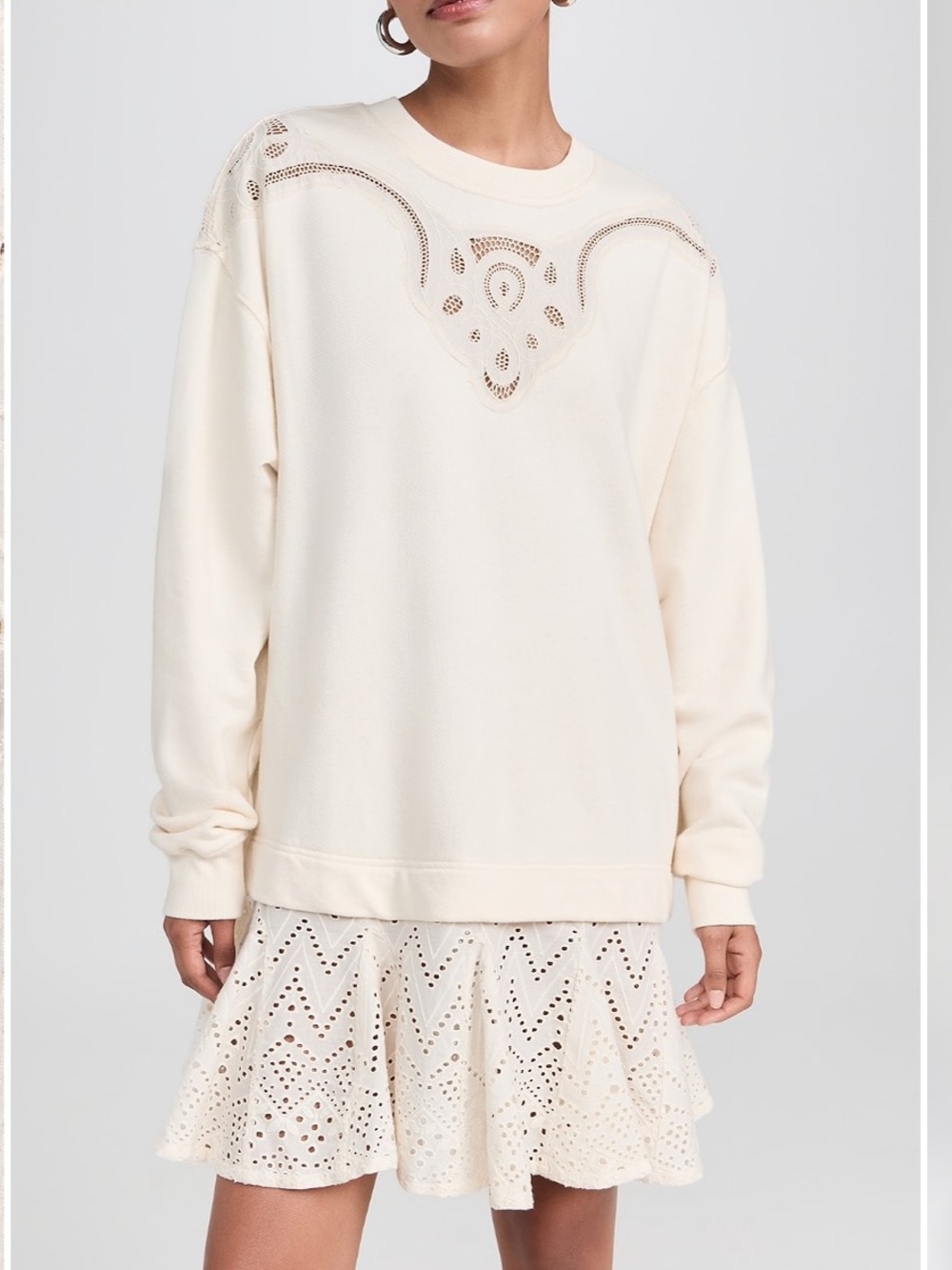 Free People Prairie Sweatshirt Dress size M - Picture 4 of 9